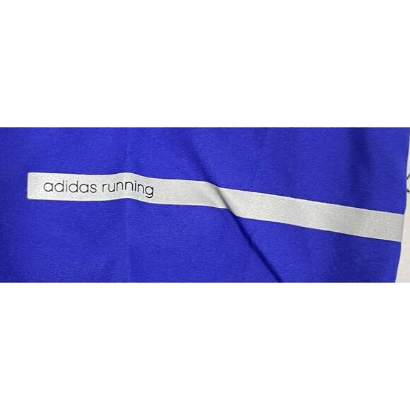 Adidas Running Jacket Pockets Thumb Holes Women’s Blue 2XL Light Weight I5 - Picture 6 of 13